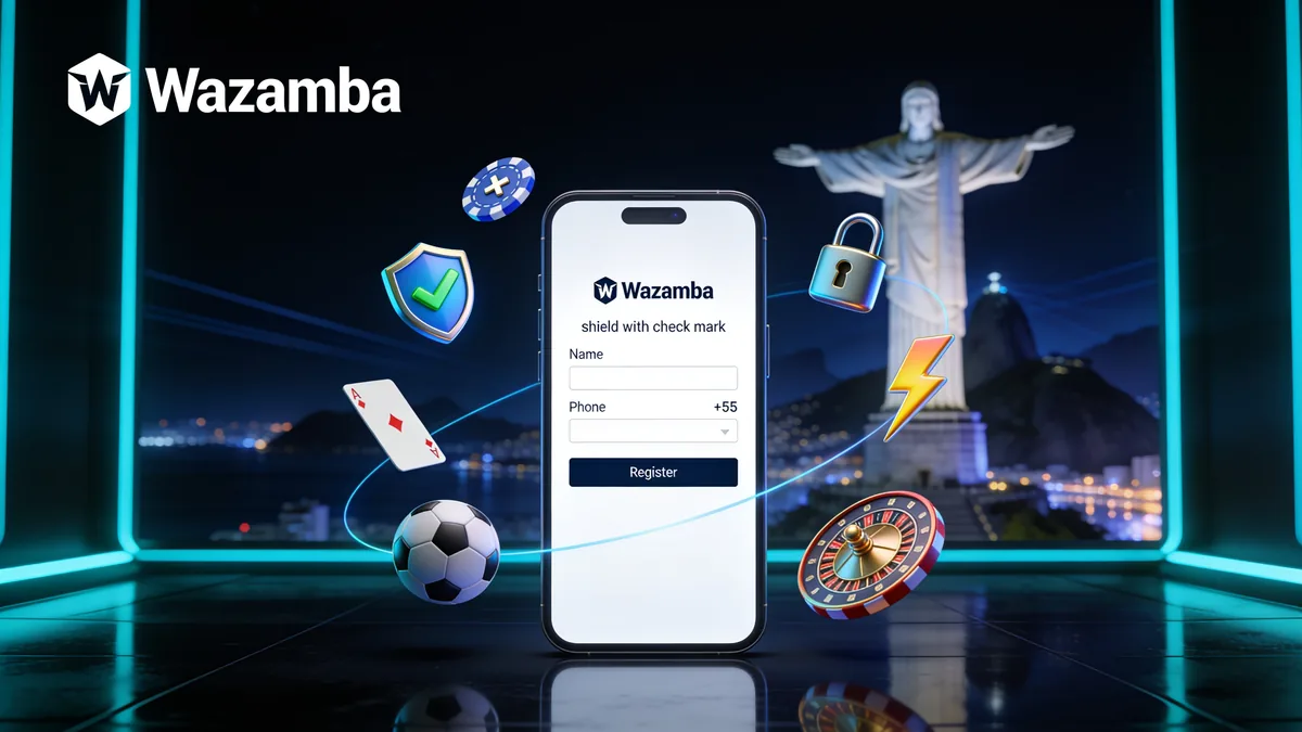 Como se Cadastrar na Wazamba — wazamba no Brasil